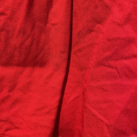 H&M Dress Womens 14 Plus Red Peplum Strapless Fitted Holiday Cocktail Knee - Picture 5 of 5